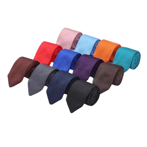 MILFORD Design Men's Fashion Premium Quality Classic Knitted Ties Assorted Colors