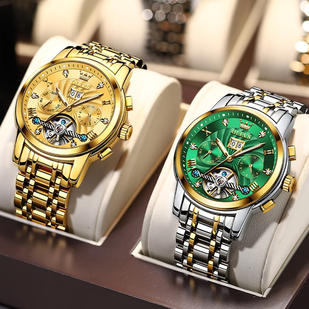 OLEVS Quality Waterproof Quartz Wrist Watch Men – Olevs Luxury Co