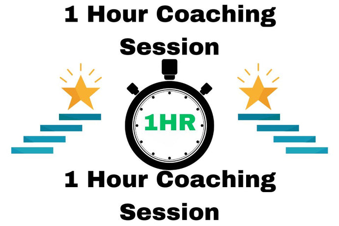 Get 1 Hour Coaching Session - 1-Time Coaching Session On Any Relevant Coaching Topic! 1 Hour Coaching Session To Gain Strategic Ideas, To Solve Problems, and To Make Progress! 1 Hour Coaching Session! (1-Time Session)