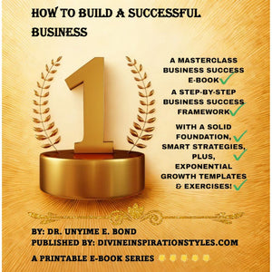 HOW TO BUILD A SUCCESSFUL BUSINESS! A COMPLETE STEP-BY-STEP 12-CHAPTER BUSINESS SUCCESS MASTERCLASS GUIDE E-BOOK! INSTANT ACCESS PDF FILE DOWNLOAD AVAILABLE!