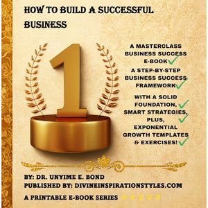 HOW TO BUILD A SUCCESSFUL BUSINESS! A 12-CHAPTER MASTERCLASS E-BOOK! INSTANT ACCESS PDF FILE DOWNLOAD AVAILABLE!