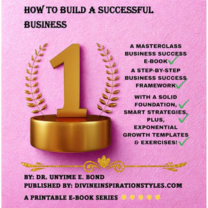 HOW TO BUILD A SUCCESSFUL BUSINESS! A 12-CHAPTER MASTERCLASS E-BOOK! INSTANT ACCESS PDF FILE DOWNLOAD AVAILABLE!