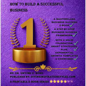 HOW TO BUILD A SUCCESSFUL BUSINESS! A 12-CHAPTER MASTERCLASS E-BOOK! INSTANT ACCESS PDF FILE DOWNLOAD AVAILABLE!