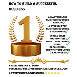 HOW TO BUILD A SUCCESSFUL BUSINESS! A MASTERCLASS E-BOOK! INSTANT PDF FILE DOWNLOAD AVAILABLE!