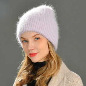 CERINA Design Collection Women's Winter Plush Fur Cashmere Beanie Hat