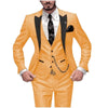 GMSUITS Men's Fashion Formal 3-PCS Tuxedo (Jacket + Pants + Vest) Suit Set - Divine Inspiration Styles