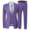 GMSUITS Men's Fashion Formal 3-Piece Suit Set Luxury Style Polka Dots Ivory White Suit Set (Jacket + Pants + Vest) Suit Set