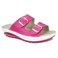 GOLDEN CRADLE Women's Trendy Fashion Magenta Hot Pink Stylish Comfort Cushion Designer Sandals Shoes - Divine Inspiration Styles