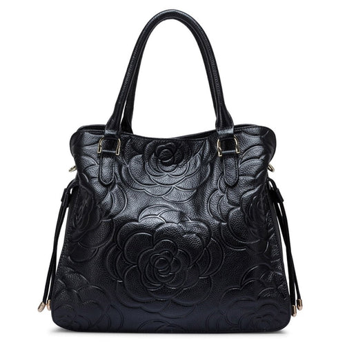 ZENCY Design Collection Women's Fashion 100% Genuine Leather Handbag