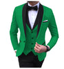 BRADLEY VIP SUITS Men's Fashion Formal 3 Piece Tuxedo (Jacket + Pants + Vest) Royal Blue Suit Set - Divine Inspiration Styles