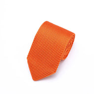MILFORD Design Men's Fashion Premium Quality Orange Classic Knitted Tie