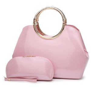 ALMIRA Design Collection Women's Fine Fashion Luxury Style Designer Leather White Handbag