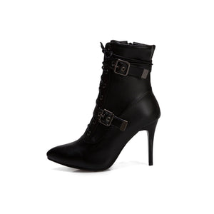 HARTFORD Design Women's Stylish Elegant Fashion Leather Boot Shoes - Divine Inspiration Styles