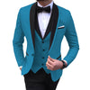 BRADLEY SUITS Men's Fashion Formal 3PCS Tuxedo (Jacket + Pants + Vest) Suit Set - Divine Inspiration Styles