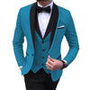 BRADLEY SUITS Men's Fashion Formal 3PCS Tuxedo (Jacket + Pants + Vest) Suit Set - Divine Inspiration Styles