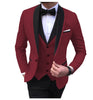 BRADLEY SUITS Men's Fashion Formal 3PCS Tuxedo (Jacket + Pants + Vest) Suit Set - Divine Inspiration Styles