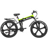 NATHANIEL Electric Bicycle 1000W 48V 26" Yellow & Black Smart Folding Electric Mountain Bike - Divine Inspiration Styles