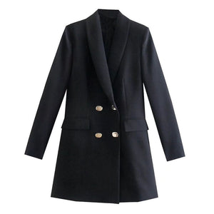 JANE SUITS Women's Elegant Stylish Fashion Office Solid Color Blue Blazer Jacket