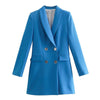 JANE SUITS Women's Elegant Stylish Fashion Office Solid Color Black Blazer Jacket