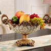 JCLL Luxury Style Diamond Fruit Plate Bowl Centerpiece Designs Ornaments Art Decoration Sets - Divine Inspiration Styles