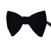 KENTON Men's Fashion Large Oversized Pre-Tied Velvet Bow Ties for Formal Wear Wedding Party Stage Performers & Special Events - Divine Inspiration Styles