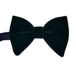 KENTON Men's Fashion Large Oversized Pre-Tied Velvet Bow Ties for Formal Wear Wedding Party Stage Performers & Special Events - Divine Inspiration Styles