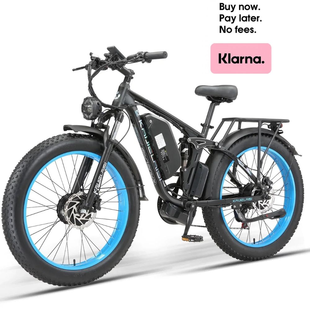 KETELES Electric Bicycle 3000W Dual Motor 52V 26AH Battery Black & Blu –  Divine Inspiration Styles