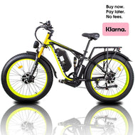KETELES K800 PRO 1000W Dual Motor 48V15AH 26" Smart EBike Black & Neon Green & Yellow City Cruiser & Mountain Snow Electric Bike