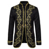 KINGSTON Design Men's Fashion Gold Embroidery Regal Palace Style Blazer Jacket & Matching Vest - Divine Inspiration Styles