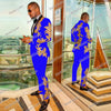 KINGSTON SUITS Men's Fashion Formal 2-Piece Tuxedo (Jacket + Pants) Black Shawl Lapel Black & Gold Suit Set