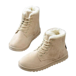 LAKESHIA Women's Sports Fashion Premium Quality Plush Fur Stylish Ankle Boot Shoes - Divine Inspiration Styles