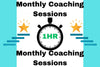 Get 1 Hour Per Month Coaching Sessions On Any Relevant Coaching Topic! 1 Hour Monthly Coaching Sessions To Gain Strategic Ideas, To Solve Problems, and To Make Progress! 1 Hour Monthly Coaching Sessions! (Monthly Subscription Program)