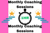 Get 1 Hour Per Month Coaching Sessions On Any Relevant Coaching Topic! 1 Hour Monthly Coaching Sessions To Gain Strategic Ideas, To Solve Problems, and To Make Progress! 1 Hour Monthly Coaching Sessions! (Monthly Subscription Program)