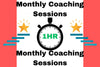 Get 1 Hour Per Month Coaching Sessions On Any Relevant Coaching Topic! 1 Hour Monthly Coaching Sessions To Gain Strategic Ideas, To Solve Problems, and To Make Progress! 1 Hour Monthly Coaching Sessions! (Monthly Subscription Program)