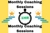 Get 1 Hour Per Month Coaching Sessions On Any Relevant Coaching Topic! 1 Hour Monthly Coaching Sessions To Gain Strategic Ideas, To Solve Problems, and To Make Progress! 1 Hour Monthly Coaching Sessions! (Monthly Subscription Program)