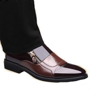 NPZ Design Men's Genuine Leather Formal Business Dress Shoes - Divine Inspiration Styles