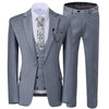GMSUITS Men's Fashion Formal 3-Piece Suit Set Luxury Style Polka Dots White Suit Set (Jacket + Pants + Vest) Suit Set - Divine Inspiration Styles