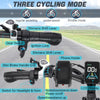 PHILODO Blue Electric Bike 48V 23AH Fat Tire Ebike Dual Motor AWD 2000W 35MPH Electric Bicycles 21-Speed with Ignition Lock Included