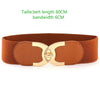 LUXURYSTYLES Women's Trendy Luxury Fashion Elastic Belt Buckle