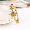 CHAOYADA Women's Fine Fashion Luxury Style Gold Rhinestone Bracelet Watch - Divine Inspiration Styles