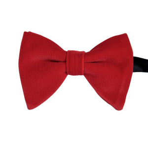 KENTON Men's Fashion Large Oversized Pre-Tied Velvet Bow Ties for Formal Wear Wedding Party Stage Performers & Special Events - Divine Inspiration Styles
