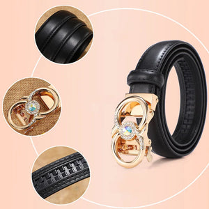 COOLERFIRE Women's Luxury Fashion Brand Genuine Leather Belt