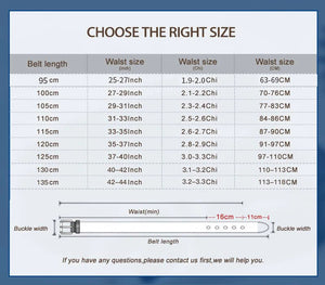 COOLERFIRE Women's Luxury Fashion Brand Genuine Leather Belt