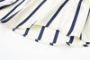 PBZA Women's Elegant Spring Summer Autumn Stylish Stripes Long Sleeve Dress Shirt