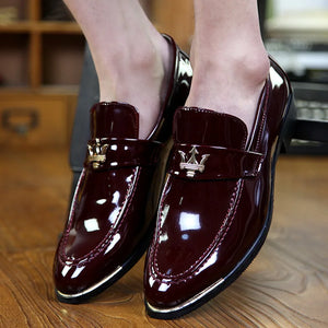 UVR Design Men's Fashion Designer Leather Dress Shoes