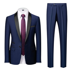 BRADLEY SUITS Men's Fashion Formal 2PCS & 3PCS Tuxedo (Jacket + Pants + Vest) Suit Set - Divine Inspiration Styles