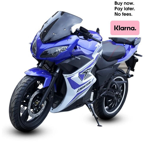 SUNLIKE MAX PRO 2000W 3000W Motor 72AH Battery Full Size & Fully Equipped Black & Blue Electric Motorcycle Bike