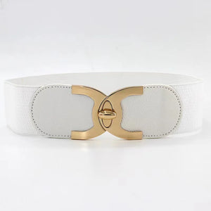 LUXURYSTYLES Women's Trendy Luxury Fashion Elastic Belt Buckle