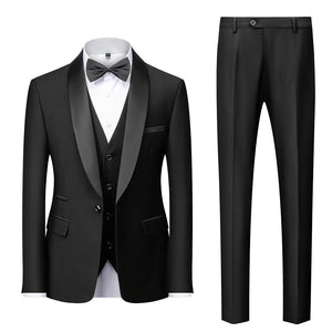 BRADLEY SUITS Men's Fashion Formal 2PCS & 3PCS Tuxedo (Jacket + Pants + Vest) Suit Set - Divine Inspiration Styles