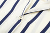 PBZA Women's Elegant Spring Summer Autumn Stylish Stripes Long Sleeve Dress Shirt